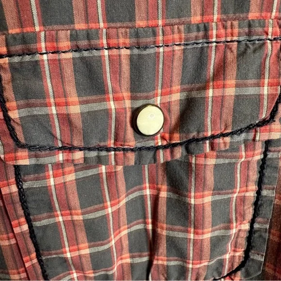 David Bitton ORIGINAL BUFFALO Plaid Vintage L/S Snap Front Western Style… - Picture 5 of 7